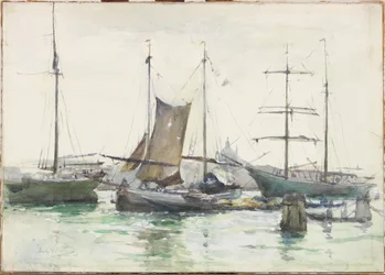 Shipping in the Bacino, Venice